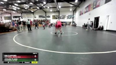 285 lbs Champ. Round 2 - Ian Clifford, Unattached - Indiana Tech vs Steven Flagg, Huntingdon College