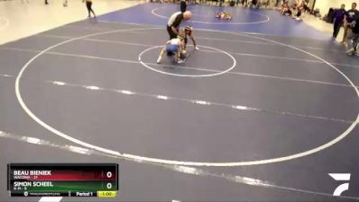 80 lbs Finals (8 Team) - Beau Bieniek, Waconia vs Simon Scheel, K-M