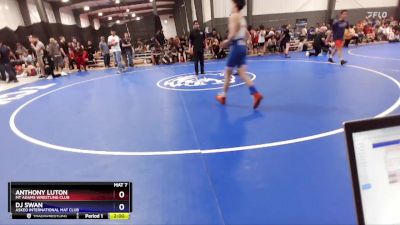 138 lbs Cons. Round 5 - Anthony Luton, Mt Adams Wrestling Club vs Dj Swan, Askeo International Mat Club