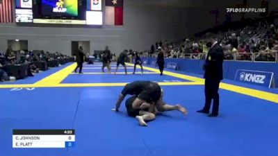 CHARLES JOHNSON vs ERIC PLATT 2021 World IBJJF Jiu-Jitsu No-Gi Championship