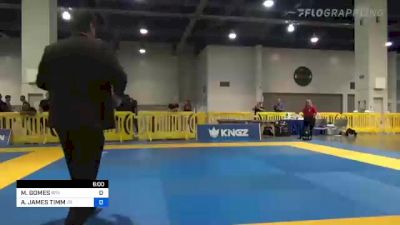 MATHEUS GOMES vs ANTHONY JAMES TIMM 2022 American National IBJJF Jiu-Jitsu Championship