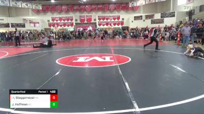 90 lbs Quarterfinal - Isaac Staggemeyer, No Nonsense vs Jett Hoffman, NLS (New London/Spicer)