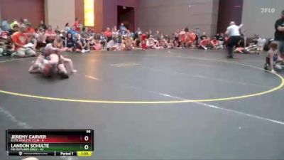 96 lbs Round 2 (4 Team) - Jeremy Carver, Elite Athletic Club vs Landon Schulte, MO Outlaws Gold