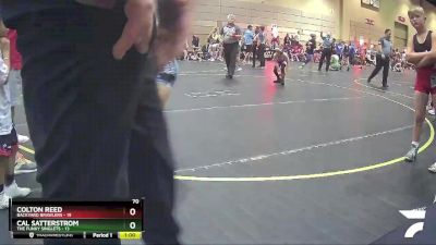 70 lbs Finals (8 Team) - Colton Reed, Backyard Brawlers vs Cal Satterstrom, The Funky Singlets