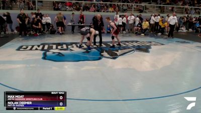 160 lbs X Bracket - Max Moat, Arctic Warriors Wrestling Club vs Nolan Deemer, Mat-Su Matmen