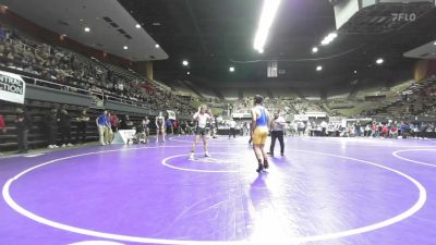 167 lbs Quarterfinal - Adrien Reyes, Clovis vs Owen Hammel, Righetti