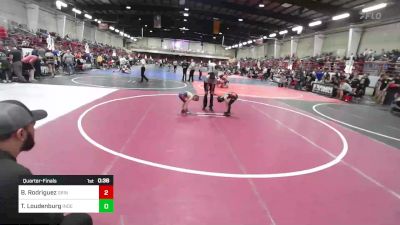 49 lbs Quarterfinal - Josiah Schwettman, Durango WC vs Jayman Duran, Valley Bad Boys