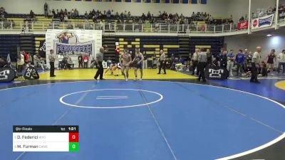 172 lbs Qtr-finals - Dom Federici, Wyoming Seminary vs Matthew Furman, Canon-McMillan