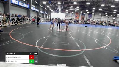 160 lbs Rr Rnd 1 - Story Buchanan, Camp Reynolds Wrestling Club vs Ryan Currier, Mayo Quanchi