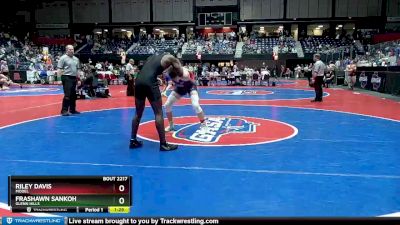 2A-175 lbs Semifinal - Riley Davis, Model vs Frashawn Sankoh, Glenn Hills