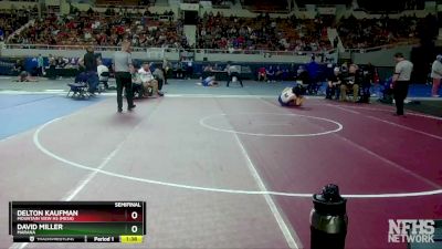 D1-157 lbs Semifinal - David Miller, Marana vs Delton Kaufman, Mountain View Hs (Mesa)