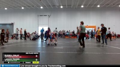 90 lbs 3rd Place Match - Ladson Fraser, Jet Wrestling Club vs Russell Finlay, Team Bear Wrestling Club