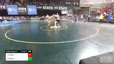 3A 220 lbs Champ. Round 2 - Connor King, Snohomish vs Jonah Martin, O`Dea