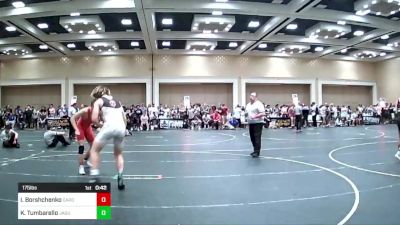 175 lbs Consi Of 32 #2 - Illia Borshchenko, Cardinal WC vs Keenan Tumbarello, Jaguars Wrestling