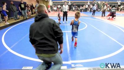 46A lbs Rr Rnd 1 - Leonardo McClain, Verdigris Youth Wrestling vs Luke Crain, Skiatook Youth Wrestling 2022-23