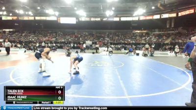 120 lbs Champ. Round 2 - Isaac Muniz, Gonzaga Prep vs Talen Eck, Thunder Ridge