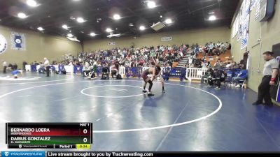 126 lbs Cons. Round 2 - Bernardo Loera, Independence vs Darius Gonzalez, El Diamannte