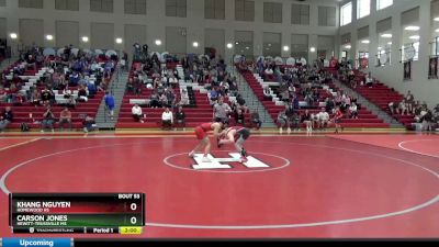 137 lbs Quarterfinal - Khang Nguyen, Homewood HS vs Carson Jones, Hewitt-Trussville MS