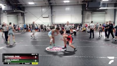 143 lbs Round 2 - Ayden Surratt, Mat Militia vs Nathaniel Park, Level Up Wrestling Center