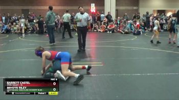 82 lbs Round 3 (4 Team) - Barrett Castel, Steel Valley vs Brydyn Riley, Contenders Wrestling Academy Blue