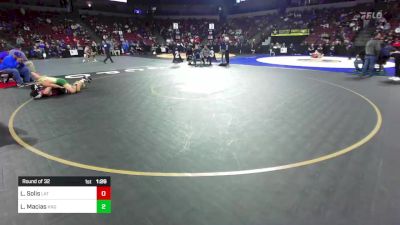 120 lbs Round Of 32 - Luis Solis, Los Altos (SS) vs Leo Macias, Kingsburg (CS)