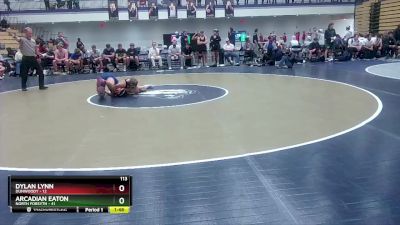 113 lbs Quarters & 1st Wb (16 Team) - Dylan Lynn, Dunwoody vs Arcadian Eaton, North Forsyth