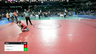 95 lbs Quarterfinal - Teddy Kuczma, Olympic vs Tyler Tolas, Wall Knights