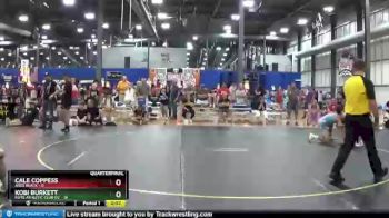 138 lbs Quarterfinals (8 Team) - Kobi Burkett, Elite Athletic Club DZ vs Cale Coppess, ARES Black