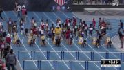 Youth Girls' 100m Hurdles Championship, Semi-Finals 8 - Age 11