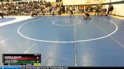 197 lbs Prelim - Darrius Walker, Linfield University vs Colin O`Neill, Elmhurst College