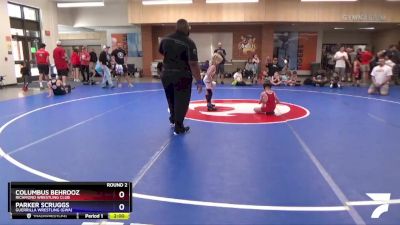 53 lbs Round 2 - Columbus Behrooz, Richmond Wrestling Club vs Parker Scruggs, Guerrilla Wrestling (GWA)