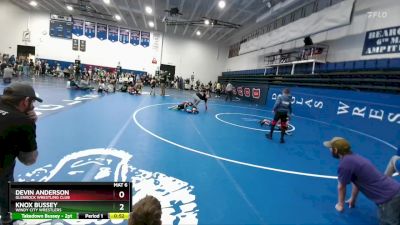 51-56 lbs Round 1 - Knox Bussey, Windy City Wrestlers vs Devin Anderson, Glenrock Wrestling Club