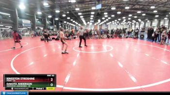 110 lbs Rd# 10- 4:00pm Saturday Final Pool - Kingston Stroshine, POWA vs Dakota Anderson, Agression Legionaries