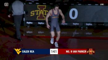 141 lbs Ian Parker (Iowa State) vs Caleb Rea (West Virginia)