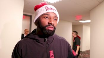 Isaiah White After Getting A Pin To Seal The Dual For Nebraska Over Ohio State