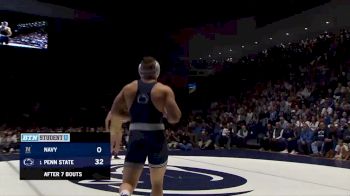 285lbs Match: Anthony Cassar, Penn State vs John Birchmeier, Navy