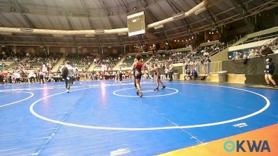 92 lbs Semifinal - Kaleb Proctor, Henryetta Knights Wrestling Club vs Noah Edwards, Wagoner Takedown Club