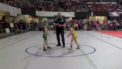 55 lbs Champ. Round 2 - Royce Duncan, Miles City Wrestling Club vs Troy Flack, Belgrade Wrestling Club