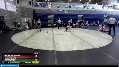 85 lbs Quarterfinal - Gator Boyd, East Idaho Elite vs Ryder Zickgraf, Fighting Squirrels