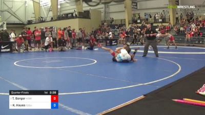 70 kg Quarterfinal - Tyler Berger, Nebraska vs Ke-Shawn Hayes, Ohio State-Unattached