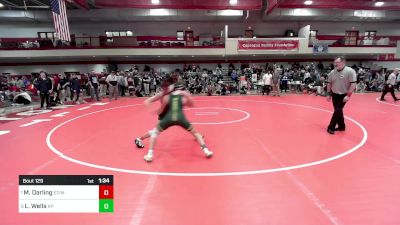 120 lbs Quarterfinal - Miles Darling, Essex Tech/Masco Co-Op vs Loden Wells, King Philip