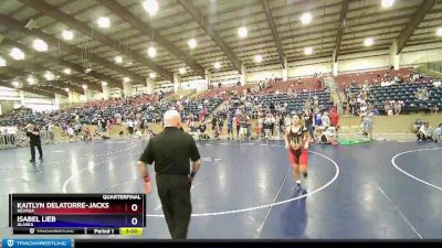 135 lbs Quarterfinal - Kaitlyn Delatorre-Jackson, Nevada vs Isabel Lieb, Alaska