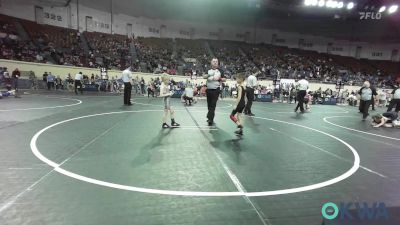 49 lbs Round Of 32 - Luke Brooks, Perkins vs Coy Clarke, Sallisaw Takedown Club