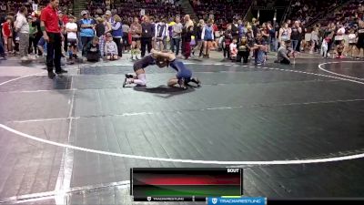 108 lbs Semifinal - Ryley McCulloch, Widefield Wrestling Club vs Vivienne Arellano, Westside Wrestling Club