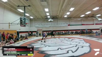 120-126 lbs Round 2 - Cannon Boren, Thermopolis Wrestling Club vs Paul Loyning, Powell Wrestling Club