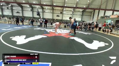 285 lbs 3rd Place Match - Jesse Mains, WA vs Noah Morago-Big Boy, WA