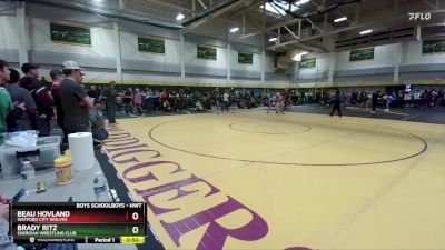 Cons. Round 2 - Beau Hovland, Watford City Wolves vs Brady Ritz, Sheridan Wrestling Club