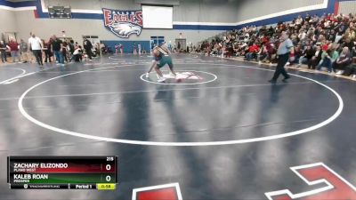 215 lbs Cons. Round 3 - Zachary Elizondo, Plano West vs Kaleb Roan, Prosper
