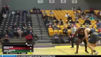 285 lbs Semifinal - Zach Shaffer, UNC Pembroke vs Devon Rice, Newberry