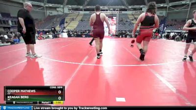 97 lbs Cons. Semi - Keagan Berg, WI vs Cooper Mathews, CO